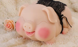 另类手办，小猪