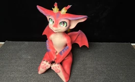 开箱小火龙，尾巴肉肉的手感很不错