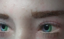 冬天吃香菜娃娃眼睛075