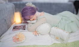 【LACEDOLL】气质清新的小晚冰，睡着了~  这不趁热？
